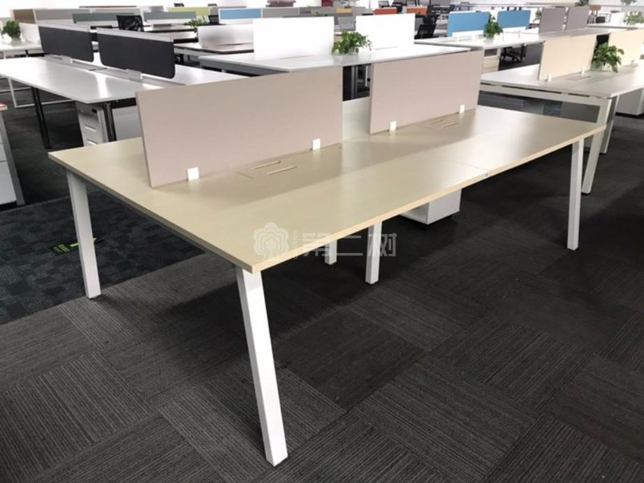 开放式二手职员桌员工工位屏风卡座办公桌电脑桌