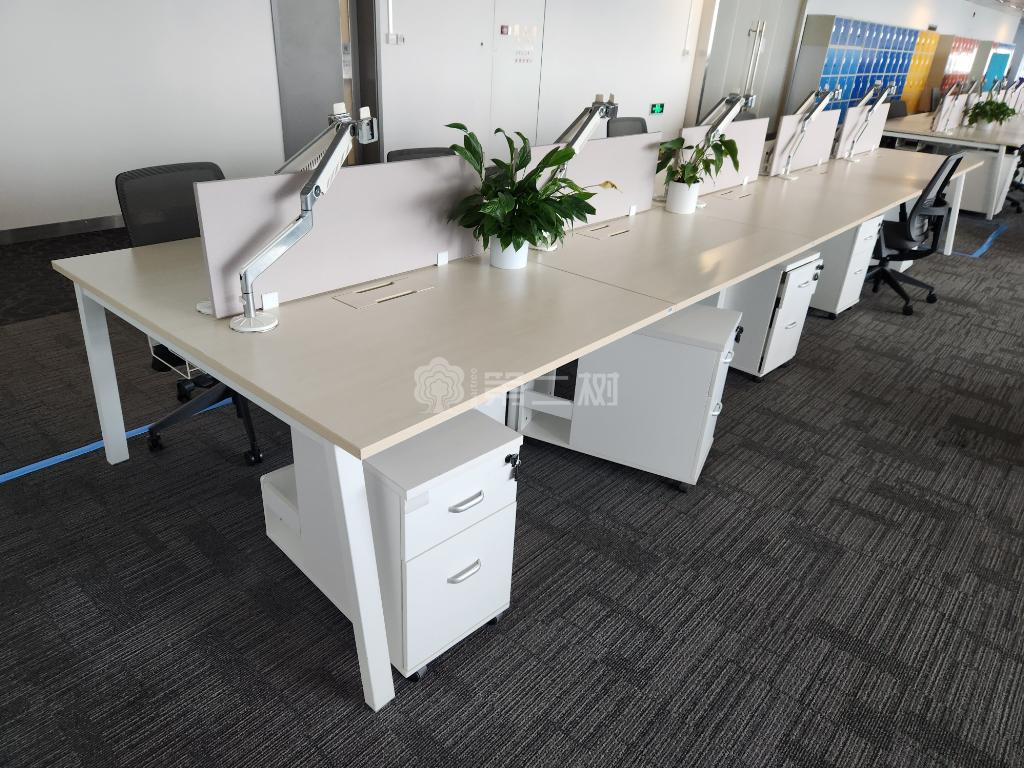 开放式二手职员桌员工工位屏风卡座办公桌电脑桌