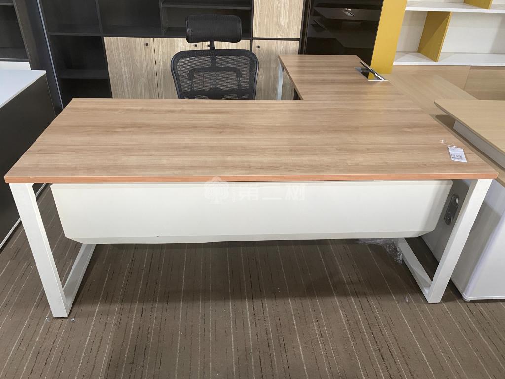 9成新美时Lamex二手班台老板桌经理桌L型办公桌电脑桌