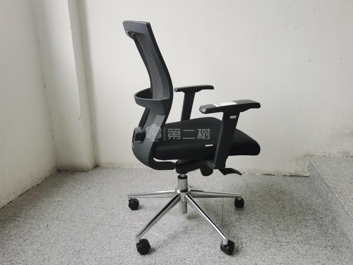 黑色网布二手办公椅电脑椅职员椅转椅会议椅座椅