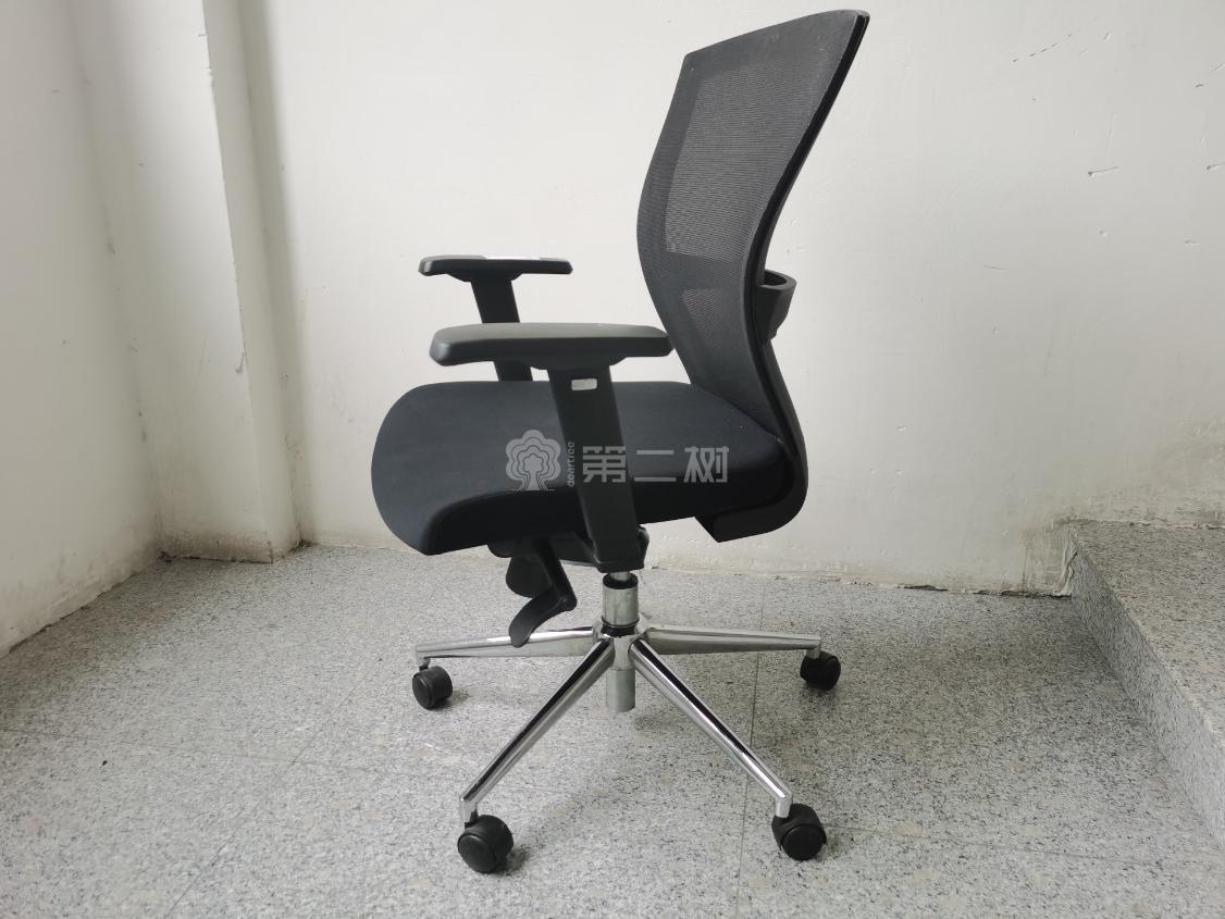 黑色网布二手办公椅电脑椅职员椅转椅会议椅座椅