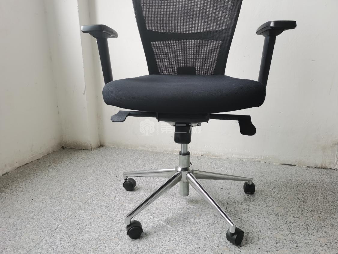 黑色网布二手办公椅电脑椅职员椅转椅会议椅座椅