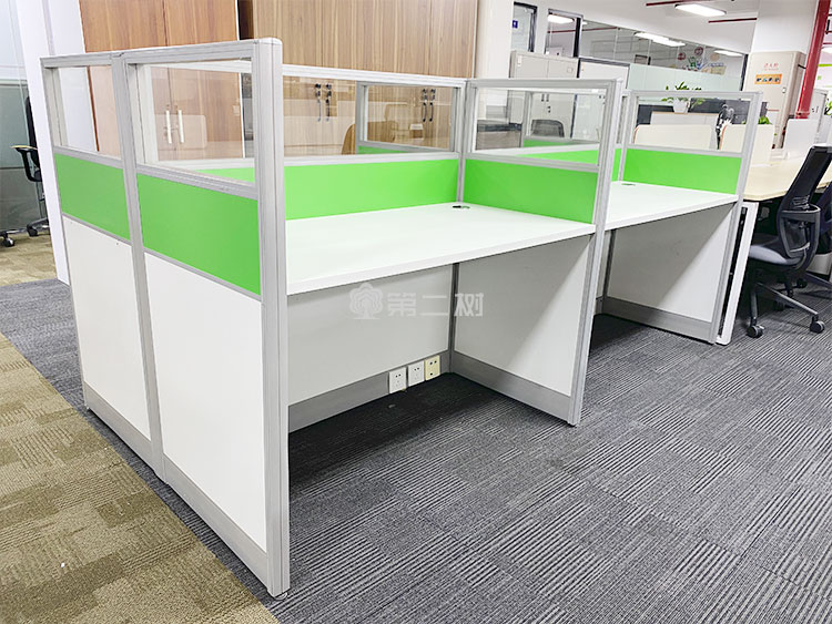 高屏风二手职员桌办公桌员工工位电脑桌屏风卡座