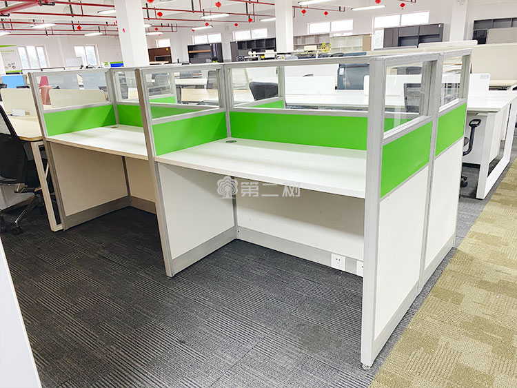 高屏风二手职员桌办公桌员工工位电脑桌屏风卡座