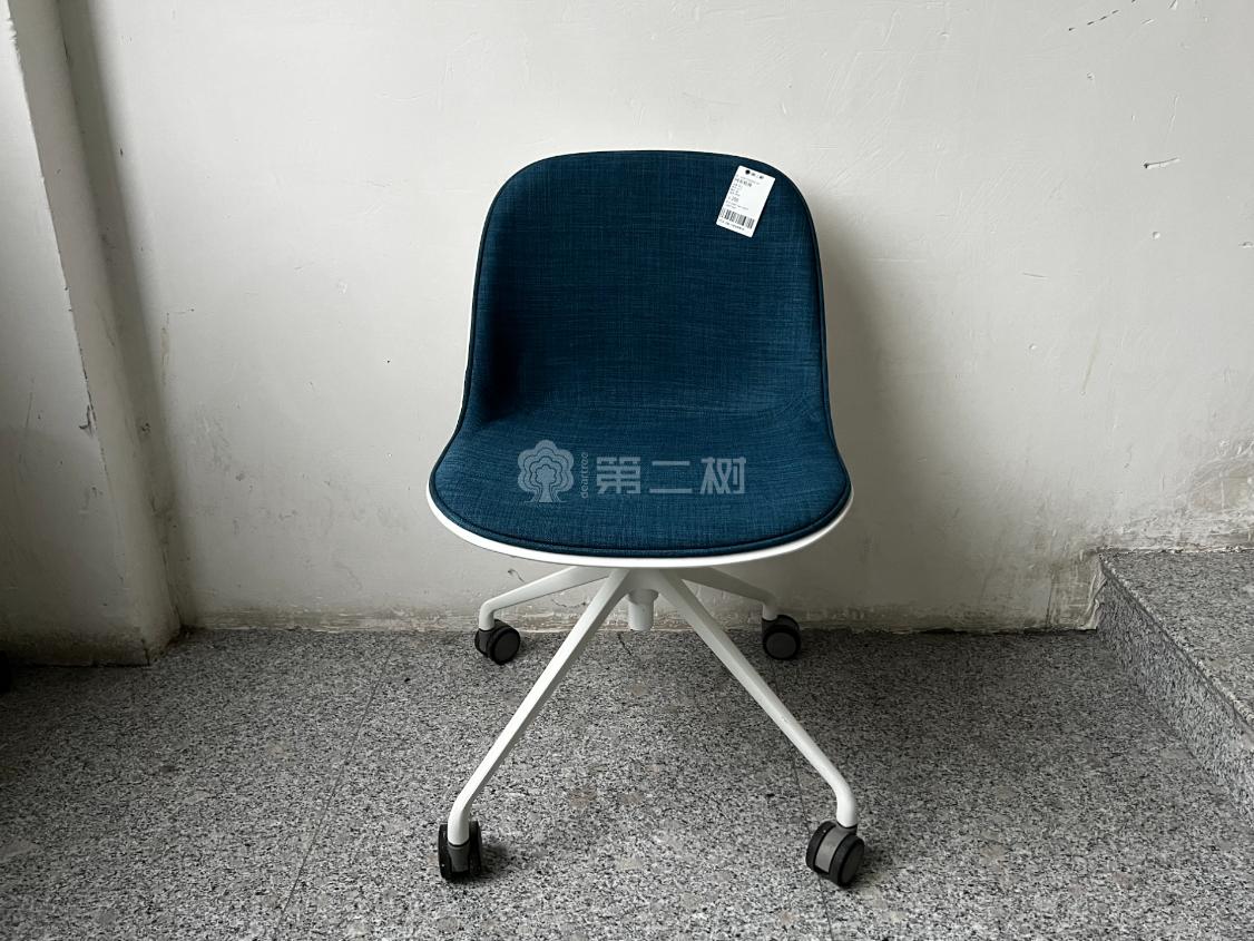 简约二手四脚椅办公椅休闲椅可移动会客椅洽谈椅