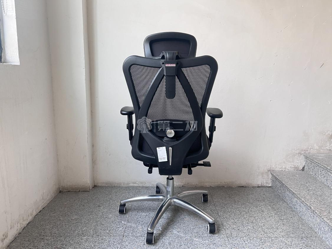西昊二手网布人体工学椅转椅办公椅电脑椅职员椅黑色