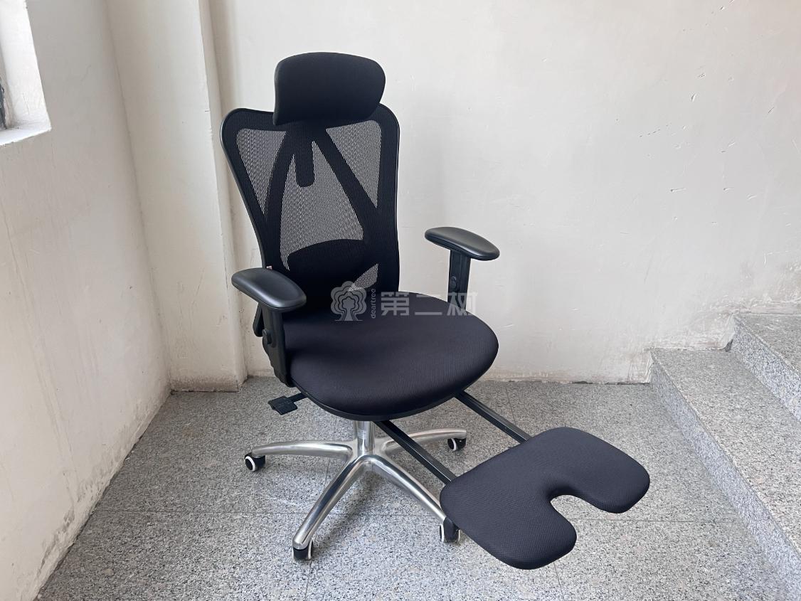 西昊二手网布人体工学椅转椅办公椅电脑椅职员椅黑色