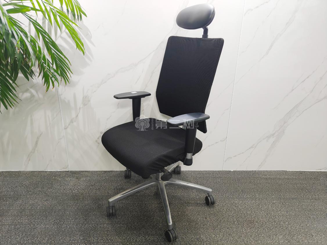 Novah/诺梵二手办公椅电脑椅布艺转椅职员椅带头枕椅子