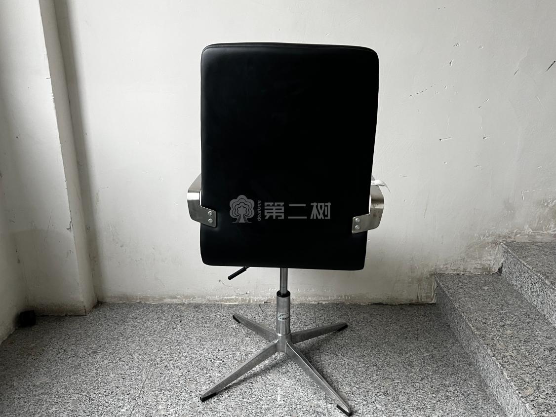 国产品牌二手皮质办公椅转椅电脑椅黑色椅子洽谈椅