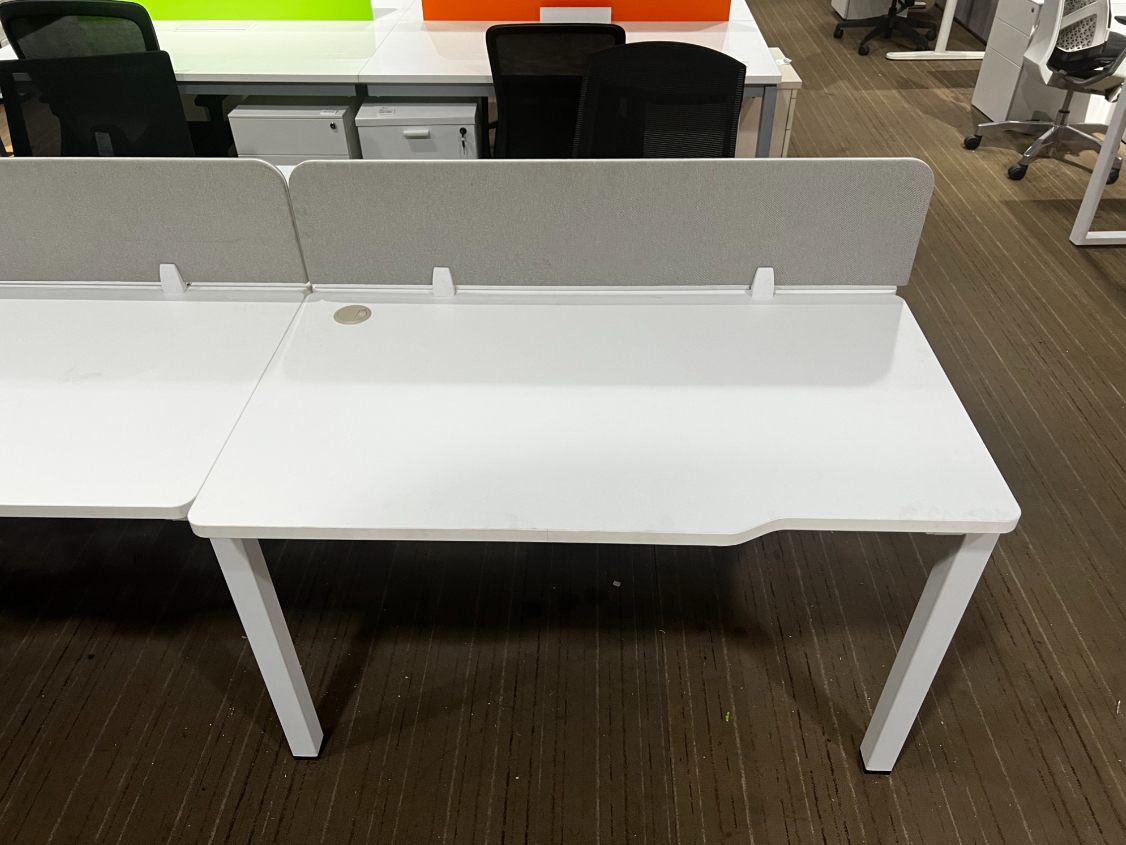 开放式二手办公桌职员桌员工工位屏风卡座电脑桌