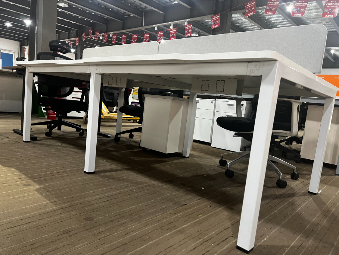 开放式二手办公桌职员桌员工工位屏风卡座电脑桌