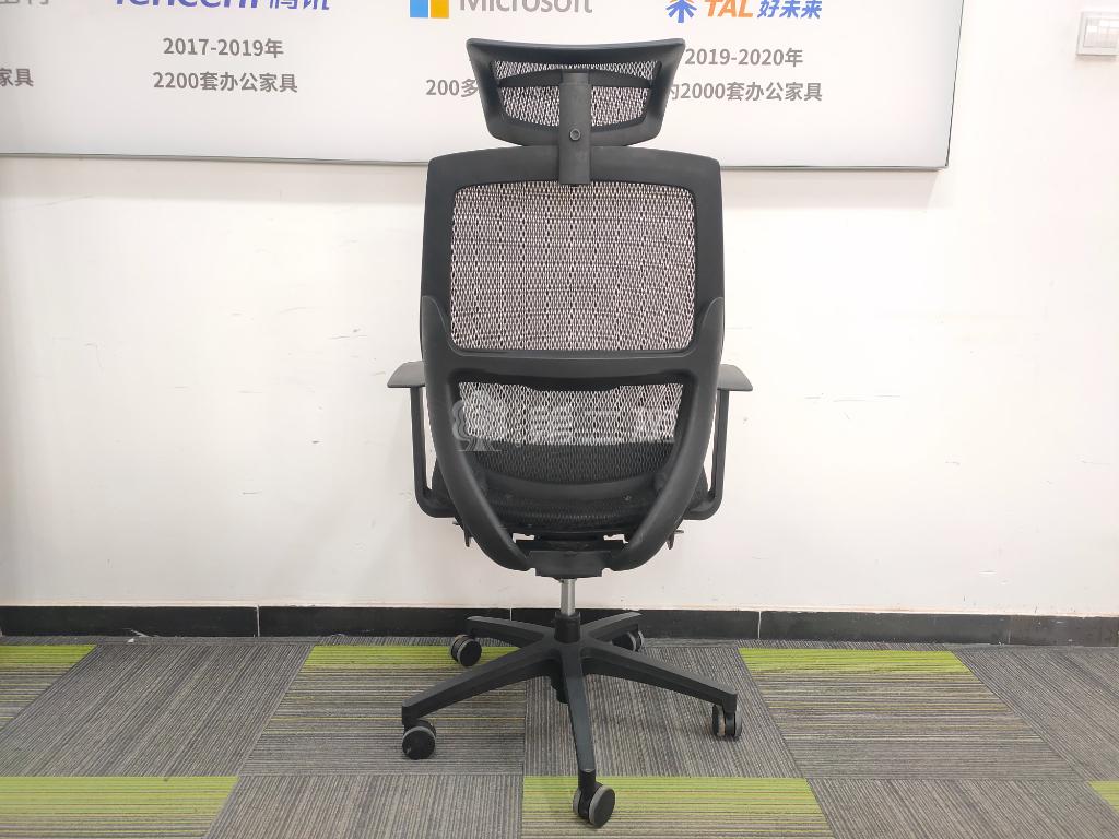 网布二手办公椅电脑椅职员椅黑色转椅人体工学椅