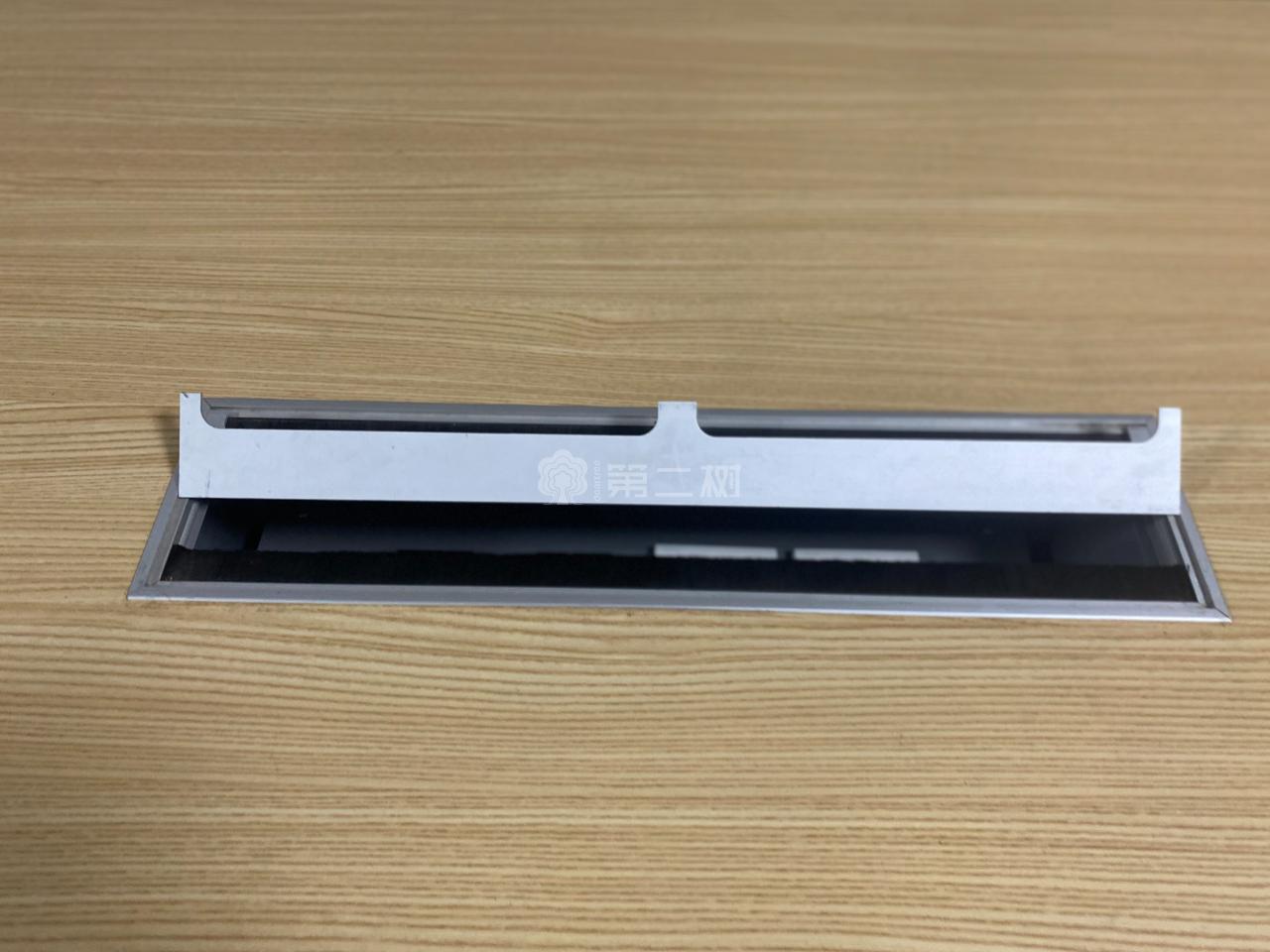 欧林Onlead二手会议桌枫木色长条桌开会桌子带线盒