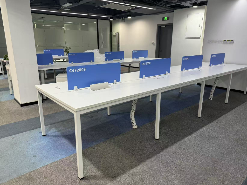 开放式二手员工工位开放式办公桌职员桌电脑桌4人6人桌子