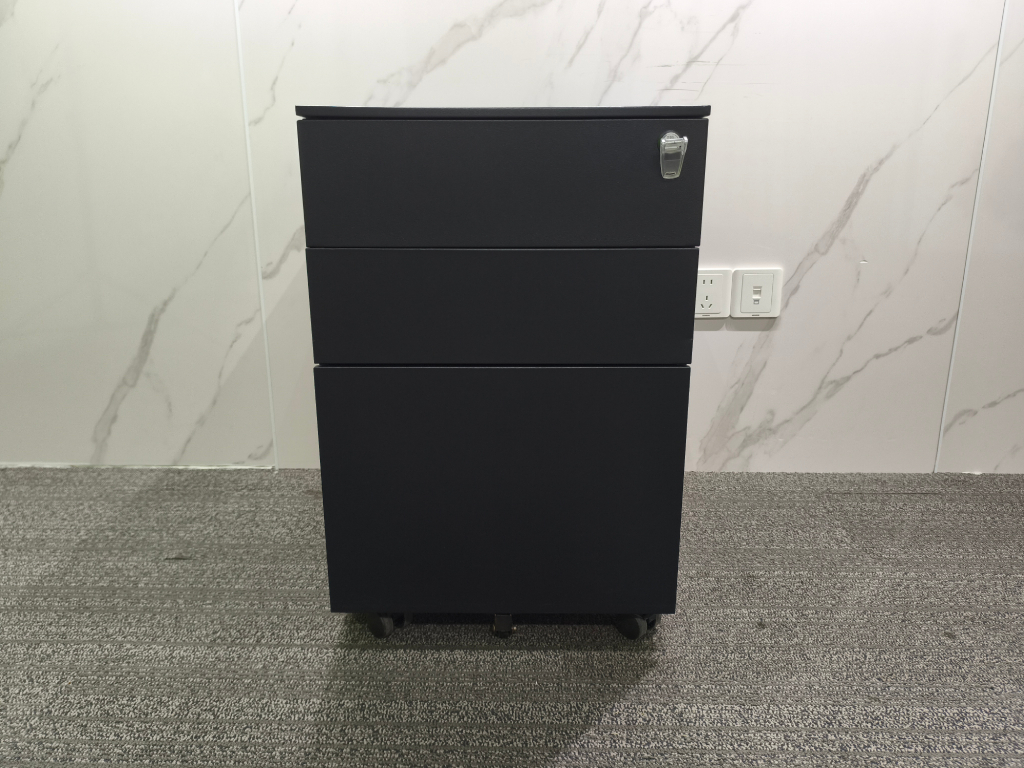 圣奥二手活动柜小推柜桌下三抽柜钢制柜子储物柜抽屉柜