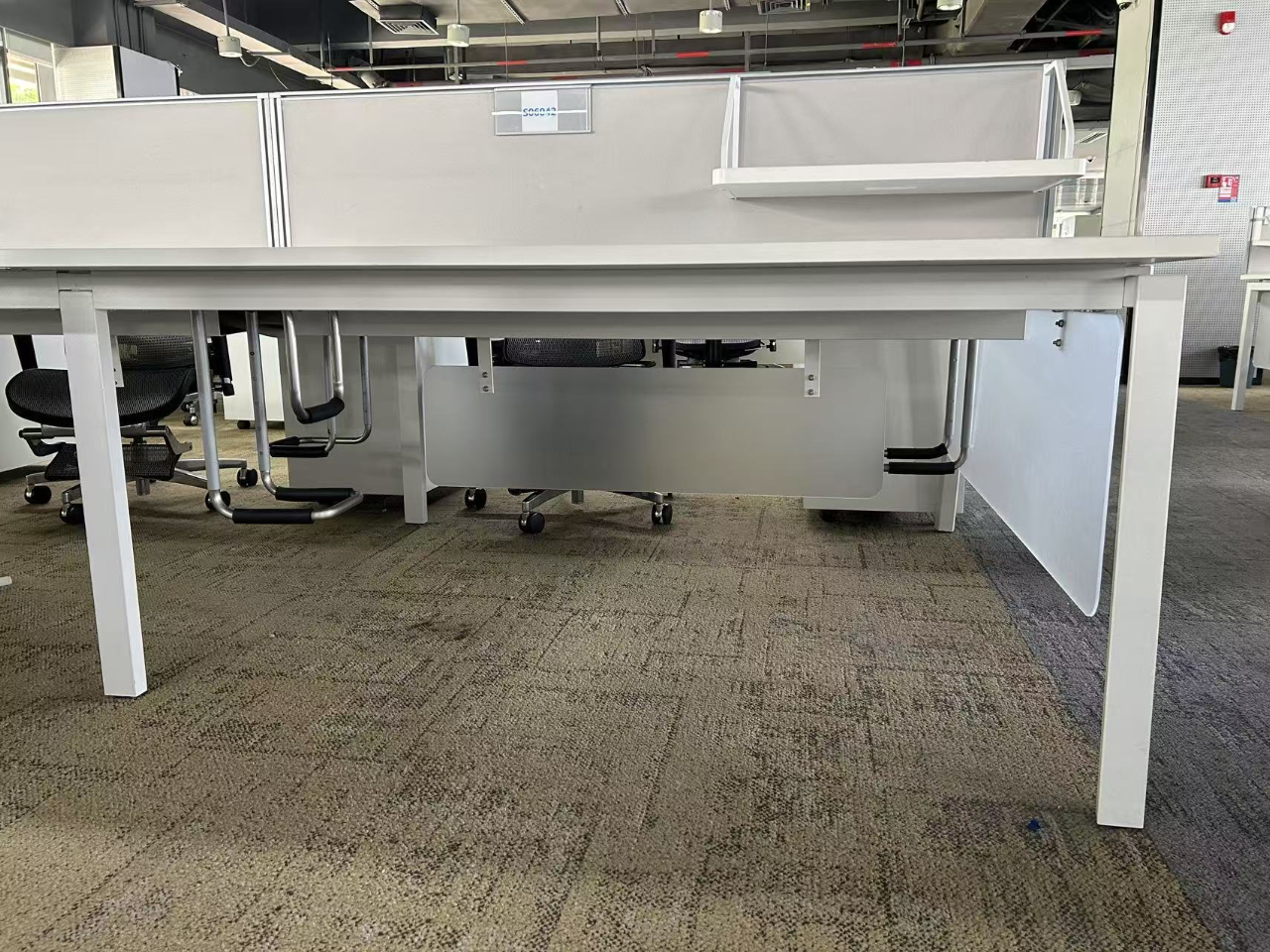 9成新欧林二手办公桌员工屏风工位卡座职员桌长条桌子