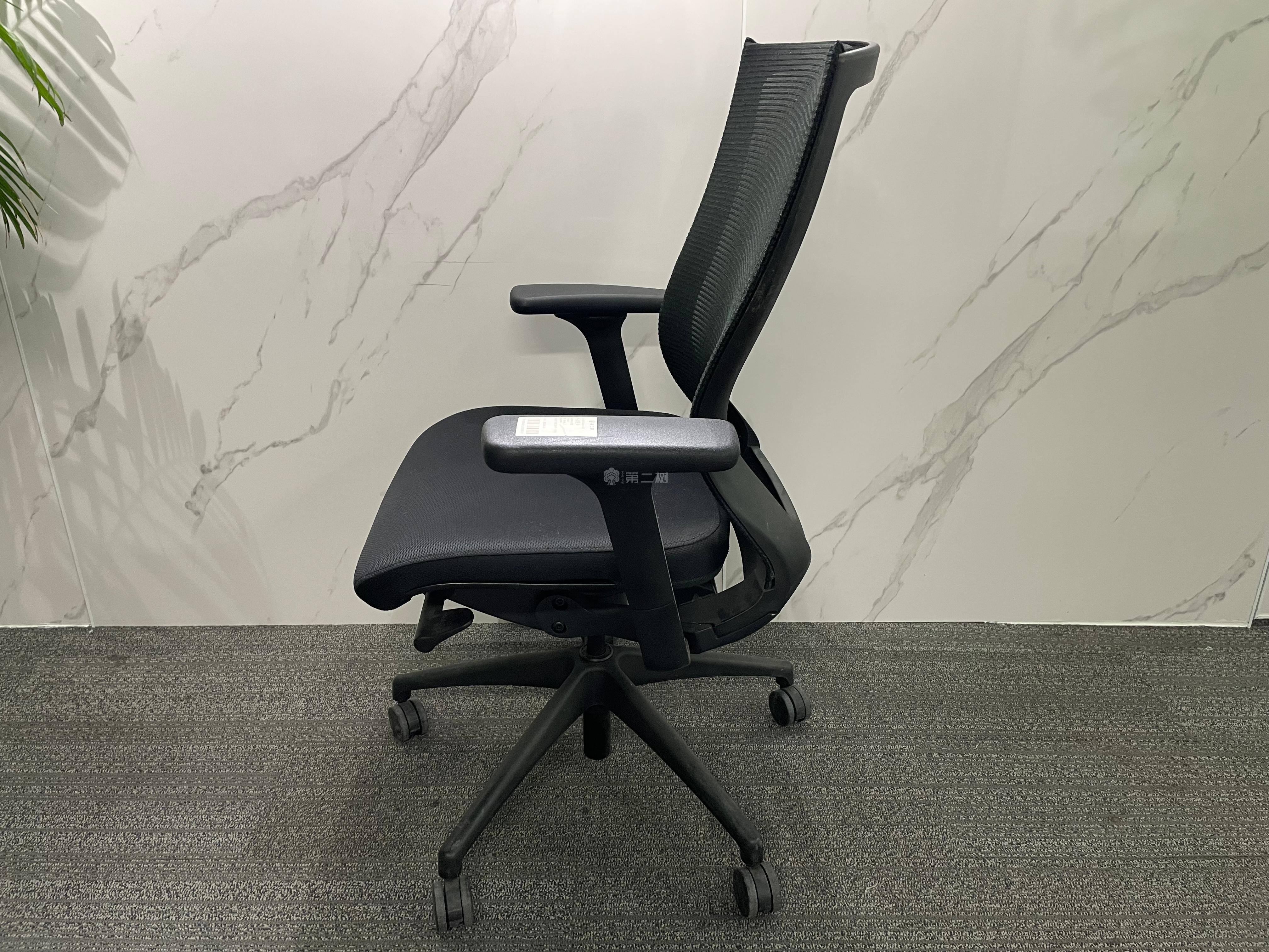 诺梵Novah二手办公椅员工椅布艺转椅电脑椅职员椅带头枕椅子