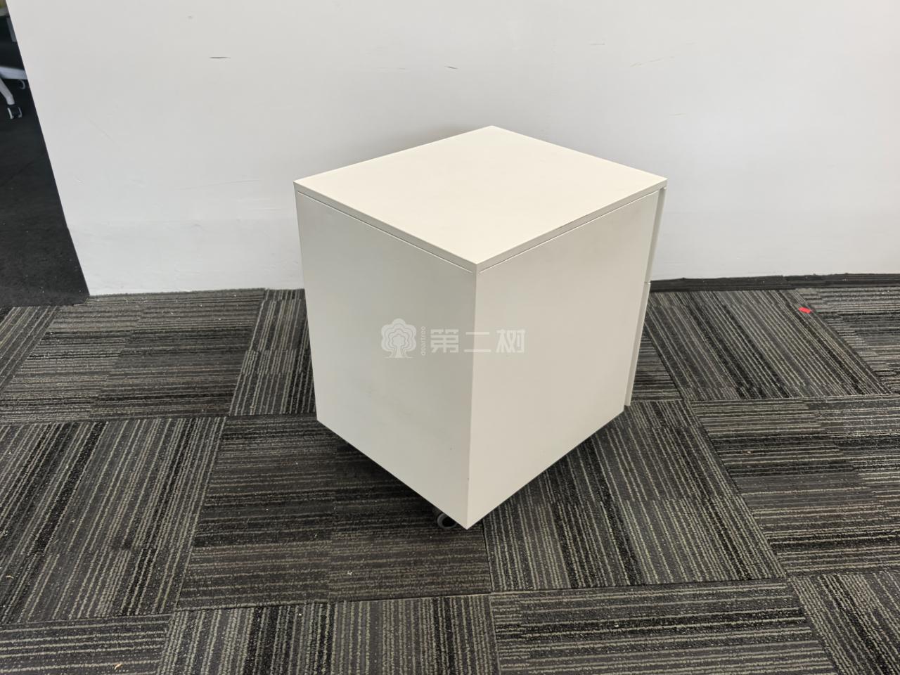 钢制二手小推柜活动柜两抽桌下柜储物柜可移动柜子