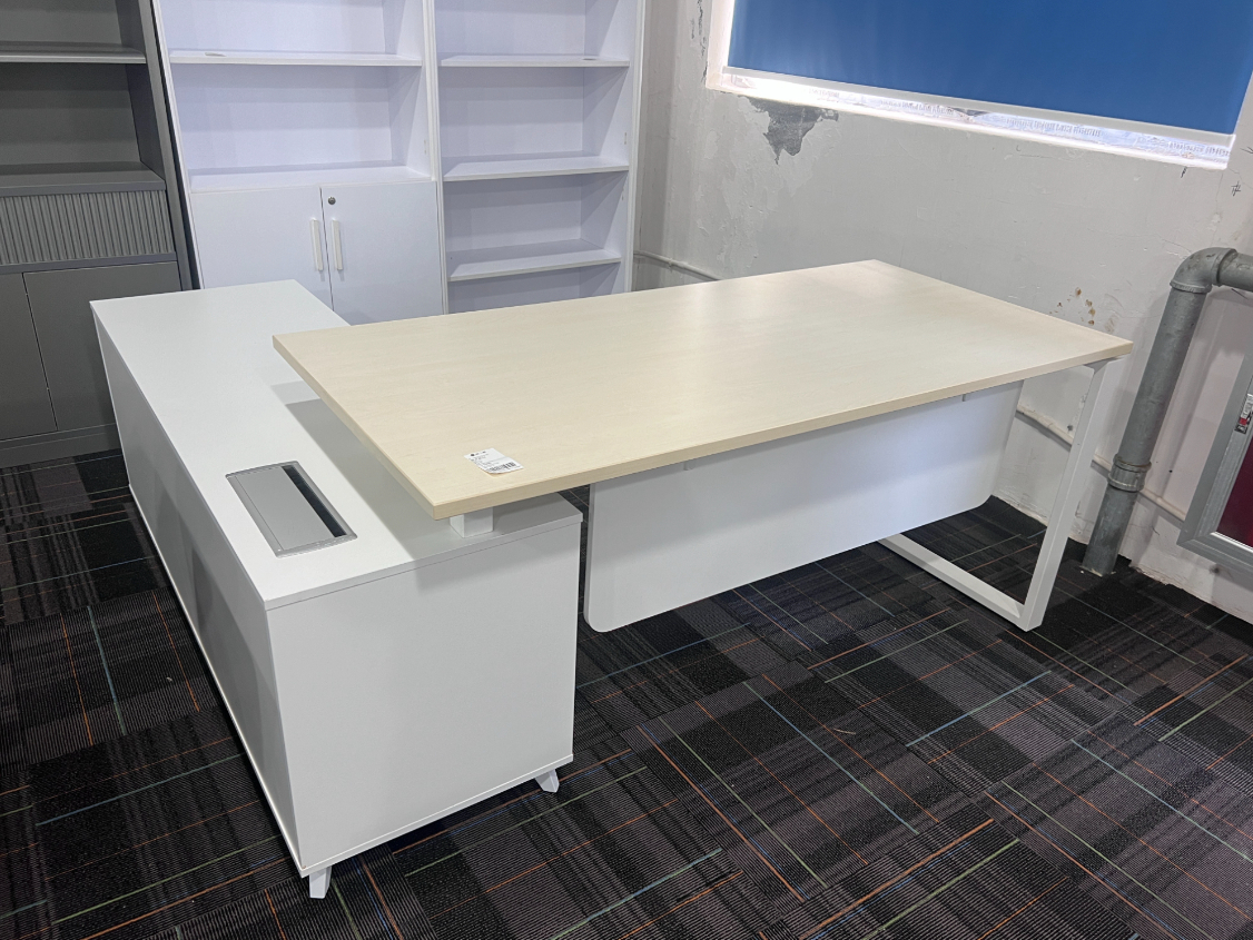 欧林Onlead二手老板桌班台领导经理办公桌行政主管桌L型桌子