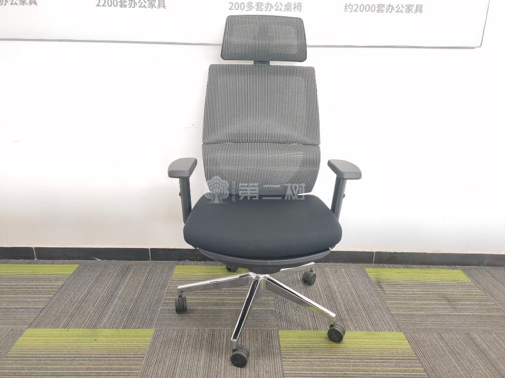 品牌网布二手办公椅电脑椅人体工学椅职员椅简约座椅带脚踏