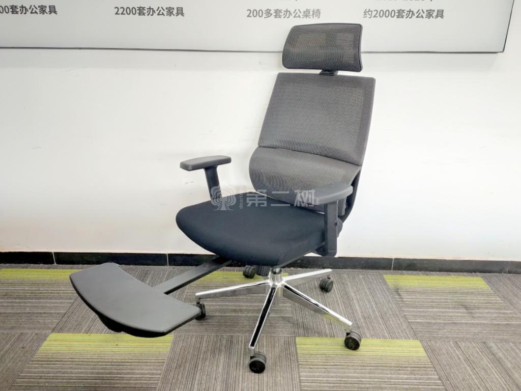 品牌网布二手办公椅电脑椅人体工学椅职员椅简约座椅带脚踏