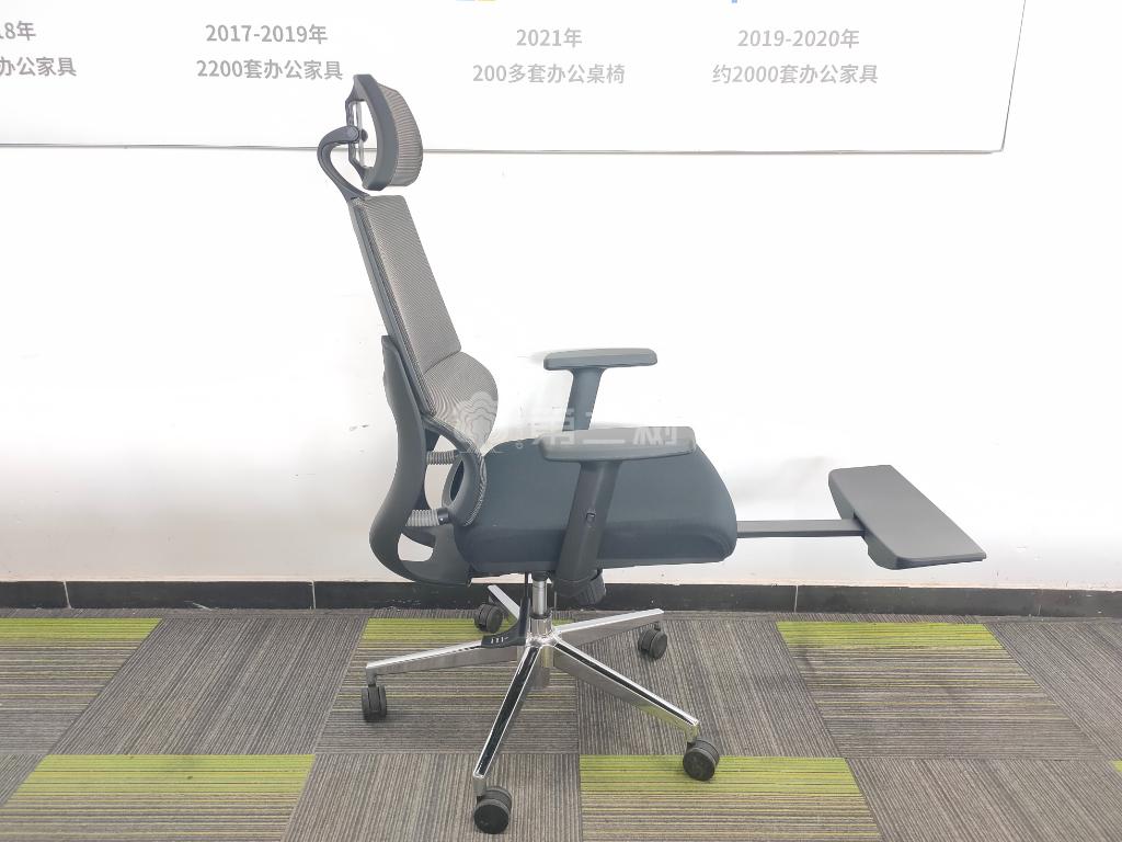 品牌网布二手办公椅电脑椅人体工学椅职员椅简约座椅带脚踏