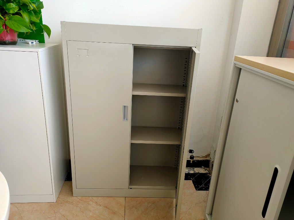 国产二手文件柜钢制花槽柜储物柜办公柜中柜双开门柜子