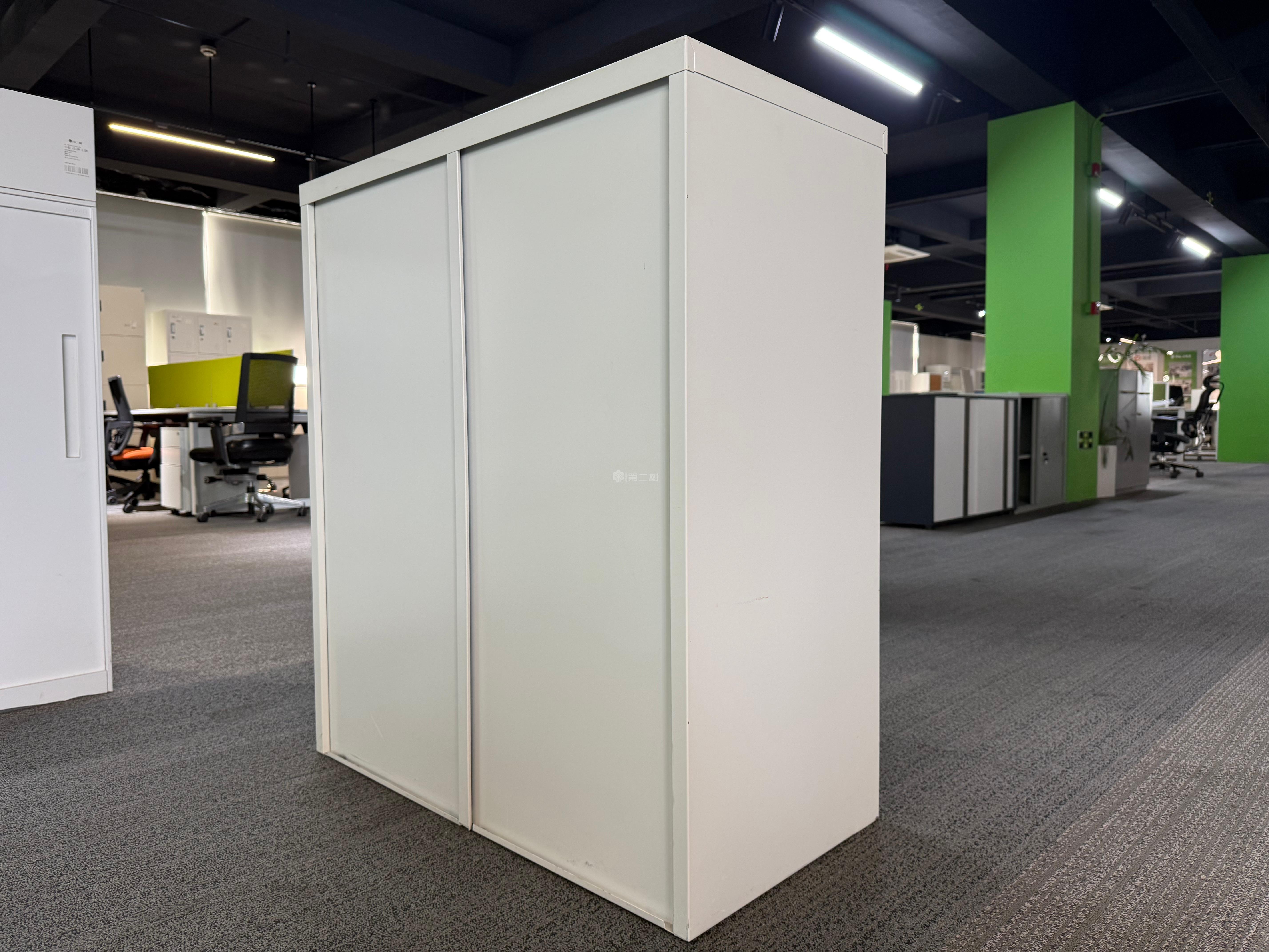 Posh/科誉二手文件柜中柜办公柜双开门钢制柜白色柜子