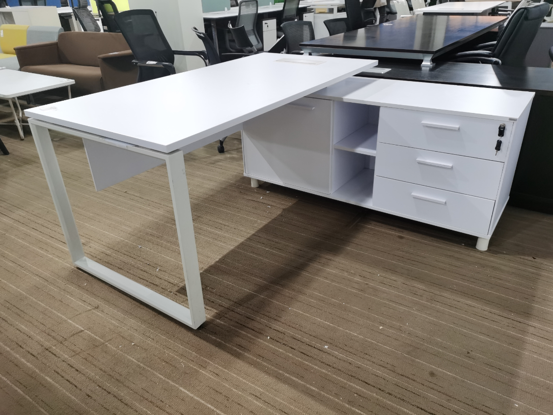 圣奥二手经理桌老板桌简约办公桌L型主管桌子