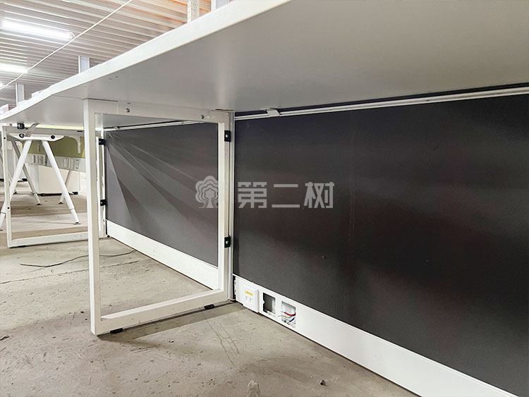 开放式二手办公桌电脑桌职员桌子 二手屏风工位直条桌