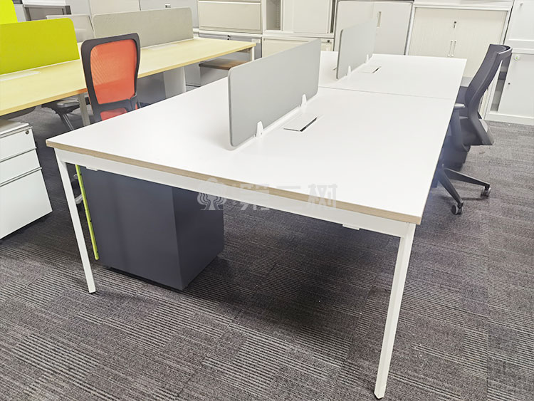 直条二手办公桌电脑桌职员屏风工位员工二手开放式桌子