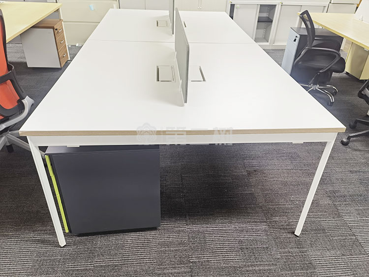 直条二手办公桌电脑桌职员屏风工位员工二手开放式桌子