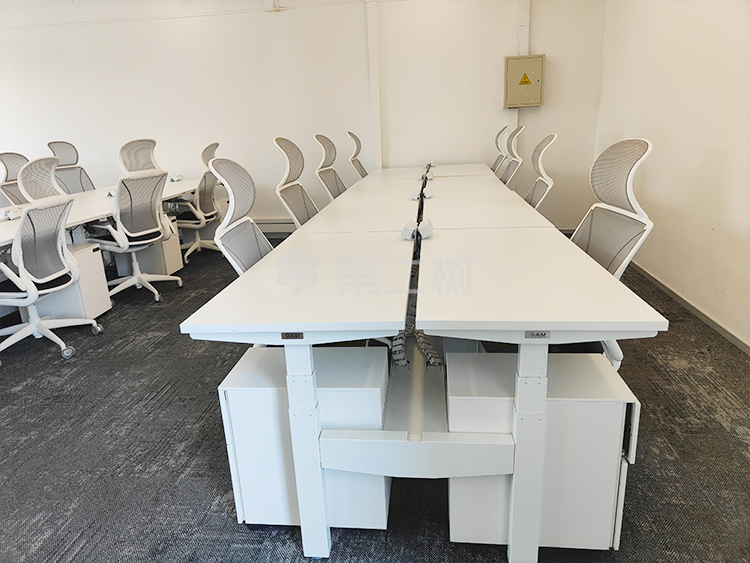 9成新9am二手PESK系列升降桌一体双桌电动办公桌站立办公桌