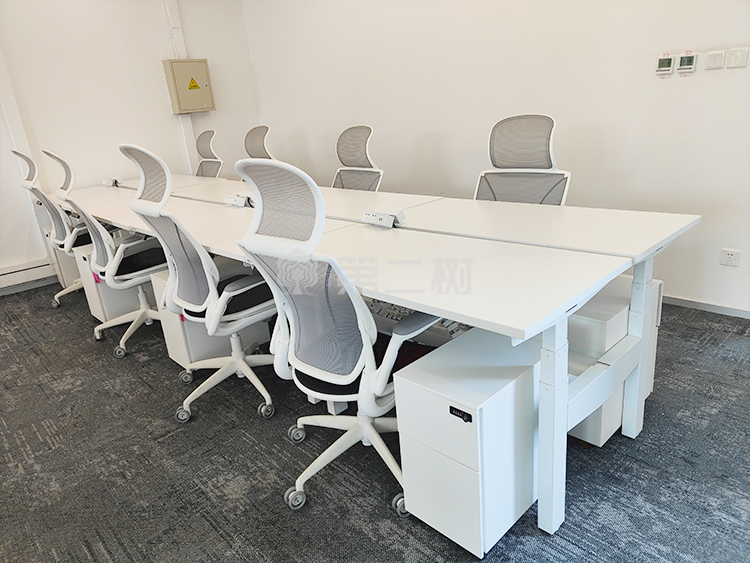 9成新9am二手PESK系列升降桌一体双桌电动办公桌站立办公桌